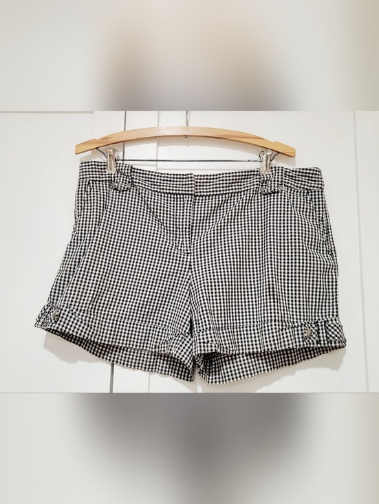 LOFT Pants - LOFT Black & White Gingham Shorts | Women’s Size 12
